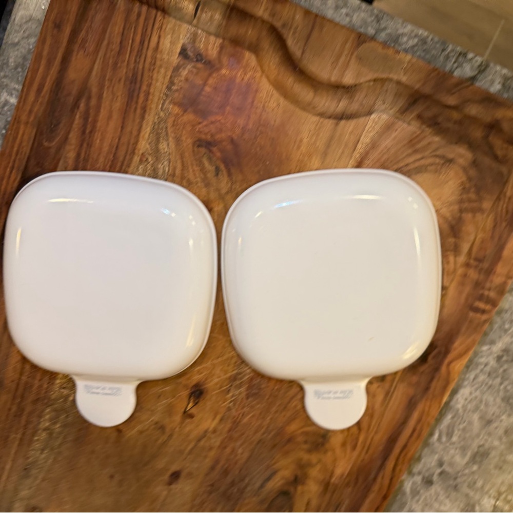 CorningWare - Corning Ware P-185-B - Grab-it /Snack-it 6" square plates vintage - Picture 5 of 6
